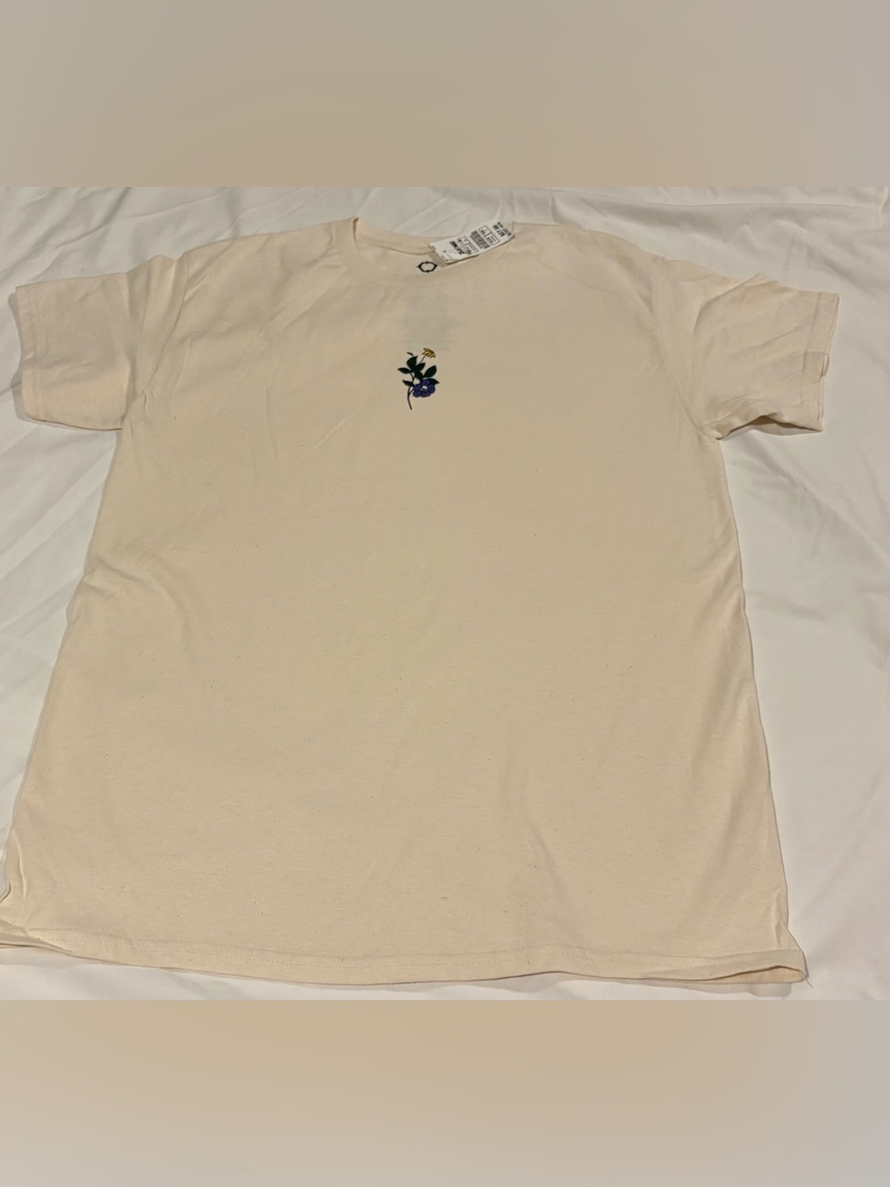 Empyre Skull Floral Tan T-Shirt Mens Size:Medium W/Tag